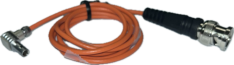 Orange Quality, Lemo 00 Right Angle to BNC RG 174, 3' ft Cable